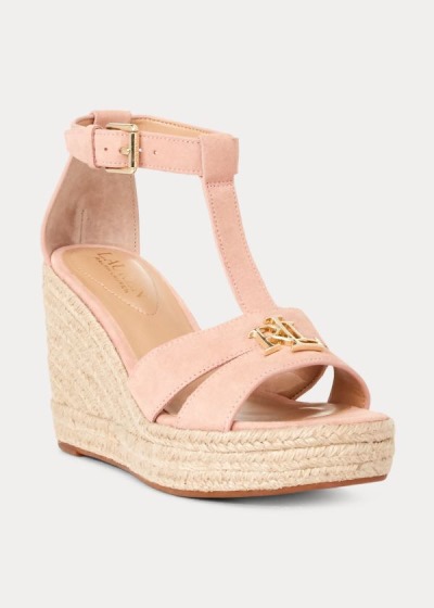 Sandálias Ralph Lauren Hale Camurça Mulher 24751-TJYL